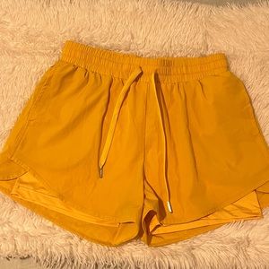 NWOT Women’s Athletic Shorts - Yellow/Gold